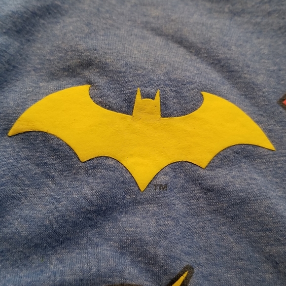 JUSTICE LEAGUE BOYS MEDIUM BLUE T-SHIRT - Picture 5 of 15